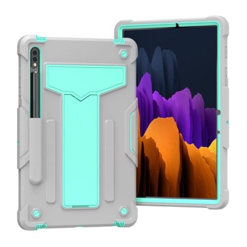 Shockproof Pancerne Etui do Samsung Galaxy Tab S8 11 cali zielono-szare