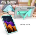 Shockproof Pancerne Etui do Samsung Galaxy Tab S8 11 cali zielono-szare