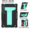 Shockproof Pancerne Etui do Samsung Galaxy Tab S8 11 cali czarno-zielone