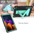 Shockproof Pancerne Etui do Samsung Galaxy Tab S8 11 cali czarno-zielone