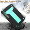 Shockproof Pancerne Etui do Samsung Galaxy Tab S8 11 cali czarno-zielone