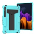 Shockproof Pancerne Etui do Samsung Galaxy Tab S8 11 cali zielono-czarne