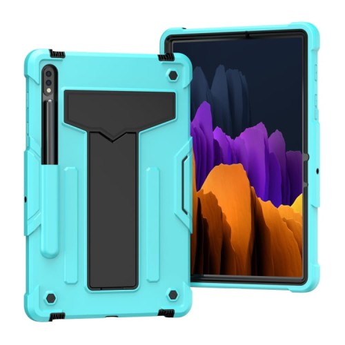 Shockproof Pancerne Etui do Samsung Galaxy Tab S8 11 cali zielono-czarne