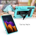 Shockproof Pancerne Etui do Samsung Galaxy Tab S8 11 cali zielono-czarne