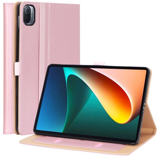Biznesowe Etui Pokrowiec do Xiaomi Pad 5 / Xiaomi Pad 5 Pro różowe
