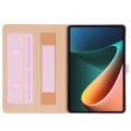 Biznesowe Etui Pokrowiec do Xiaomi Pad 5 / Xiaomi Pad 5 Pro różowe