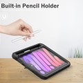 Pancerna Obudowa z Uchwytem i Schowkiem na Apple Pencil do iPad Mini 6 czarna