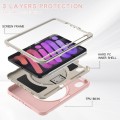 Pancerna Obudowa z Uchwytem i Schowkiem na Apple Pencil do iPad Mini 6 różowa