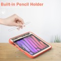 Pancerna Obudowa z Uchwytem i Schowkiem na Apple Pencil do iPad Mini 6 koralowa