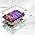 Pancerna Obudowa z Uchwytem i Schowkiem na Apple Pencil do iPad Mini 6 niebieskie jasne