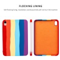 Tęczowe Silikonowe Etui do iPad Mini 6 2021