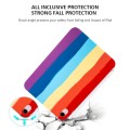 Tęczowe Silikonowe Etui do iPad Mini 6 2021