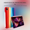 Tęczowe Silikonowe Etui Obudowa do iPad Pro 12.9 2021/2020