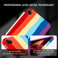 Tęczowe Silikonowe Etui Obudowa do iPad Pro 12.9 2021/2020