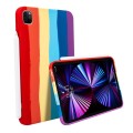 Tęczowe Silikonowe Etui Obudowa do iPad Pro 11 2021/2020