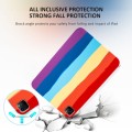 Tęczowe Silikonowe Etui Obudowa do iPad Pro 11 2021/2020