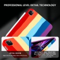 Tęczowe Silikonowe Etui Obudowa do iPad Pro 11 2021/2020