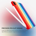 Tęczowe Silikonowe Etui Obudowa do iPad Pro 11 2021/2020