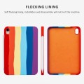 Tęczowe Silikonowe Etui Obudowa do iPad Air 10.9 2022/2020