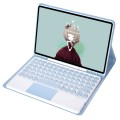 Niebieskie Etui Obudowa Klawiatura TouchPad do iPad Air 10.9 2022/2020