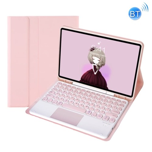 Różowe Etui Obudowa Klawiatura TouchPad do iPad Air 10.9 2022/2020