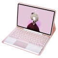 Różowe Etui Obudowa Klawiatura TouchPad do iPad Pro 11 2021/2020/2018