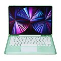 Miętowe Etui Obudowa Klawiatura z TouchPad do iPad Pro 12.9 2021/2020/2018
