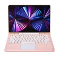 Różowe Etui Obudowa Klawiatura z TouchPad do iPad Pro 12.9 2021/2020/2018
