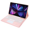 Różowe Etui Obudowa Klawiatura z TouchPad do iPad Pro 12.9 2021/2020/2018
