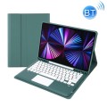 Zielone Etui Obudowa Klawiatura z TouchPad do iPad Pro 12.9 2021/2020/2018
