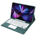 Zielone Etui Obudowa Klawiatura z TouchPad do iPad Pro 12.9 2021/2020/2018