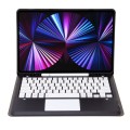 Czarne Etui Obudowa Klawiatura z TouchPad do iPad Pro 12.9 2021/2020/2018