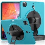 Pancerne Etui z Uchwytem i Paskiem do iPad Pro 12.9 2020/2021 zielone