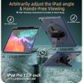 Pancerne Etui z Uchwytem i Paskiem do iPad Pro 12.9 2020/2021 granatowe
