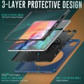 Pancerne Etui z Uchwytem i Paskiem do iPad Pro 12.9 2020/2021 granatowe