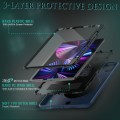 Pancerne Etui z Uchwytem i Paskiem do iPad Pro 11 2021/2020/2018 granatowe