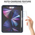 Pancerne Etui z Uchwytem i Paskiem do iPad Pro 11 2021/2020/2018 granatowe