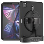 Pancerne Etui z Uchwytem i Paskiem do iPad Pro 11 2021/2020/2018 czarne
