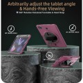 Pancerne Etui z Uchwytem i Paskiem do iPad Pro 11 2021/2020/2018 bordowe