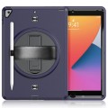 Pancerne Etui Shockproof z Uchwytem i Paskiem do iPad 10.2 9/8/7 granatowe
