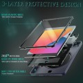 Pancerne Etui Shockproof z Uchwytem i Paskiem do iPad 10.2 9/8/7 granatowe
