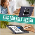 Pancerne Etui Shockproof z Uchwytem i Paskiem do iPad 10.2 9/8/7 granatowe