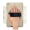 Pancerne Mocne Etui z Uchwytem do iPad 9.7 2018 / 2017 złote