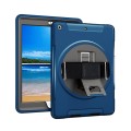Pancerne Mocne Etui z Uchwytem do iPad 9.7 2018 / 2017 niebieskie