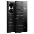QIALINO Biznesowe Skórzane Etui do Huawei P50 Pro czarne