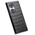 QIALINO Biznesowe Skórzane Etui do Huawei P50 Pro czarne