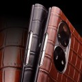 QIALINO Biznesowe Skórzane Etui do Huawei P50 Pro czarne