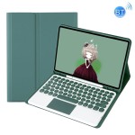 Zielone Etui Klawiatura Touchpad do Samsung Galaxy Tab S7 11 cali