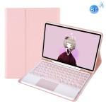 Różowe Etui Klawiatura Touchpad do Samsung Galaxy Tab S7 11 cali