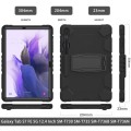Shockproof Pancerne Etui Obudowa do Samsung Galaxy Tab S7 Plus, Tab S7 FE czarne